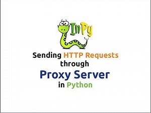 Sending HTTP Requests through Proxy Server using Python