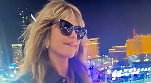 Model Heidi Klum Went Viral Over Incredibly Revealing Outfit At Las Vegas Grand Prix (VIDEOS   PIC)