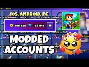 PG3D Modded Accounts | IOS, Android & PC | Unlock Everything | Pixel Gun 3D Hacks Mods Menu