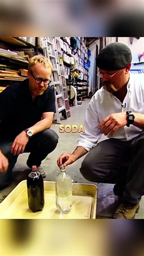 MythBusters Finally Revealed Why Mentos and Diet Coke Explodes #shorts