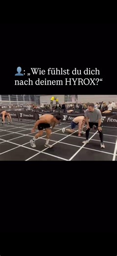 Dieser Muskelkater nach dem Race 🤯#hyrox #hyroxcologne #hyroxger #gymmemes #fitnessmotivation