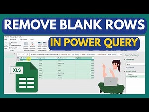 How To Remove Blank Rows In Power Query | Microsoft power query | Power query excel