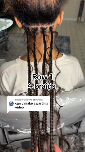 Medium Parting Layout | Boho Knotless Braids Hairstyle Ideas