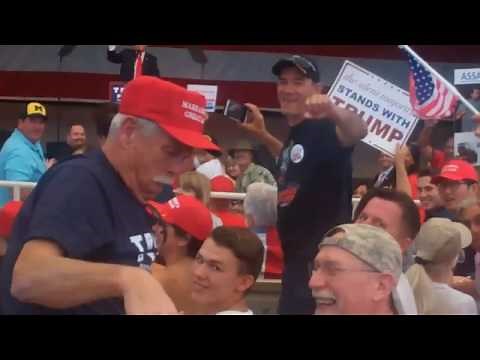 TRUMP: "I See Elvis Back There, Elvis!"