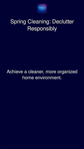 Spring Cleaning: Declutter Responsibly