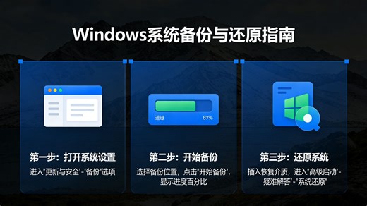 Windows系统备份、还原与恢复机制深度科普：给你的电脑上份“后悔险”