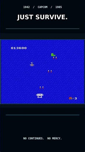 1985 Arcade Games Had ZERO Mercy 😭 | 1942 #Shorts