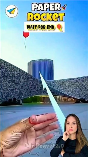 Paper Rocket 🚀#shorts