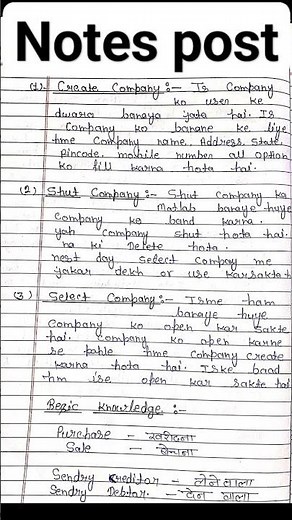 tally ERP 9 ka full introduction of notes..📝