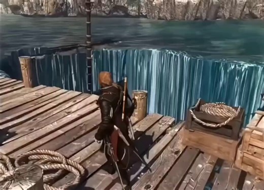 Ubisoft has to keep this The Flying Dutchman bug in Assassin’s Creed Black Flag Resynced just for the joke lol