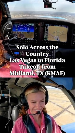 Full video (KMAF to KHOU) at link in bio! I always love getting compliments on my plane 😁😁 Especially from ATC!! #pilot #soloxc