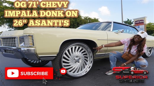 OG 71’ Chevy Impala Donk on 26” ASANTI’s/ Superior Shelbie