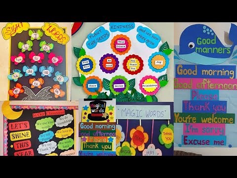 Handmade Chart for classroom decoration/Wall hanging chart /Chart design ideas for School project