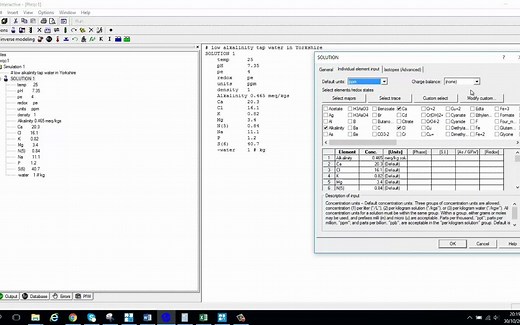 Phreeqc training video 1