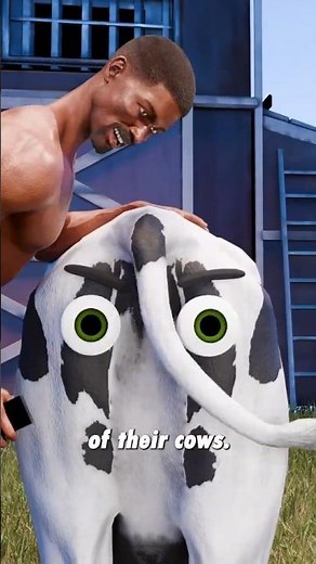 Why did the Villagers paint their cows?