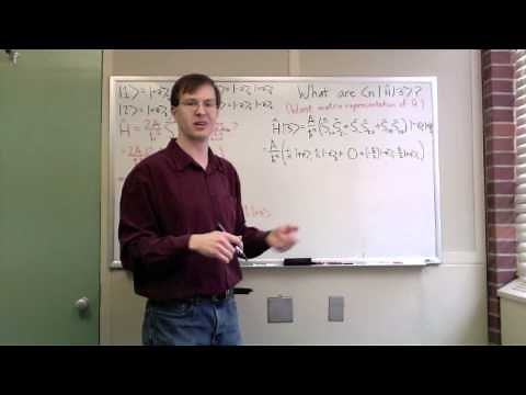 System of two spin-1/2 particles: find the Hamiltonian matrix representation