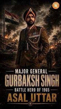 Major General Gurbaksh Singh | The Battle Hero of Asal Uttar | 1965 India Pakistan War #indopakwar