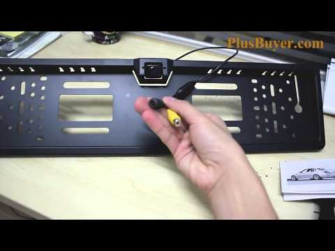 Car Rearview Camera for European License Plate (Nightvision, IP68 Waterproof)