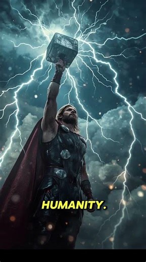 Viking Gods | Odin & Thor Power ⚡ #vikings #historyshorts