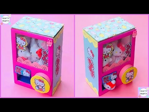 How to make Vending Machine with Cardboard / DIY Squishy Vending MACHINE/ DIY CANDY DISPENSER