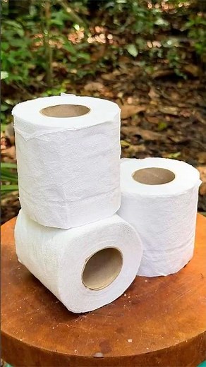EASY Toilet Paper Hacks You Need to Know! #camping #survival #shorts