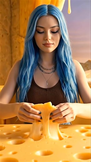 Satisfying ASMR Cheese Eating 🧀 #asmr #cheese #shorts