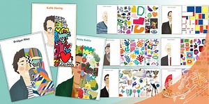 World Art Day Famous Artists Collage Activity Pack