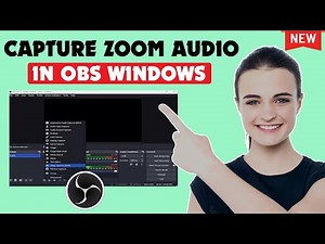 How to capture zoom audio in OBS windows