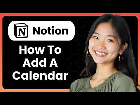 How To Add A Calendar In Notion