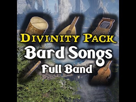 Divinity Bard Song Pack BG3 | All Digital Deluxe DLC Bard Songs | Full Bard Band | Baldur's Gate 3