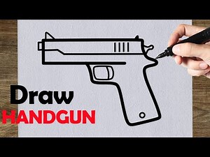 How to Draw a Gun – Easy Step by Step Tutorial for Beginners