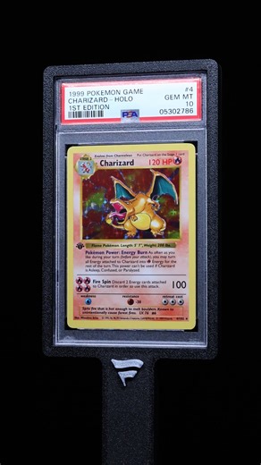 1999 Pokemon Base Set Shadowless 1st Edition Holo Charizard #4 PSA 10 GEM MINT