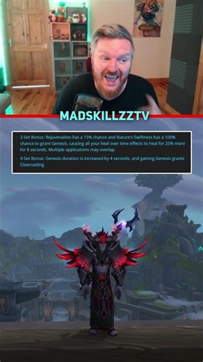 12.1 Resto Druid Tier Set Bonus | Midnight Season 2 #worldofwarcraft