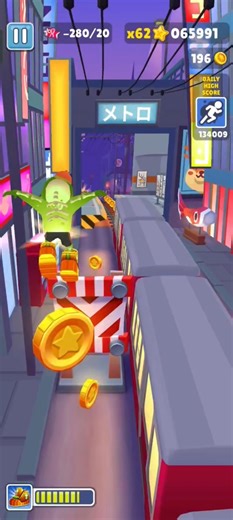 Wait end😱Bob the Blob🐰SUBWAY SURFERS World tour Sakura tokyo 1065 shorts #shortsfeed #subwaysurfers