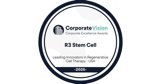 R3 Stem Cell Wins 2025 Award for Leading Innovators in Regenerative Cell Therapy