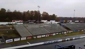 Check out the huge racer line that is pouring into MIR this morning for WCF that are parking for this weekend's event! | Maryland International Raceway