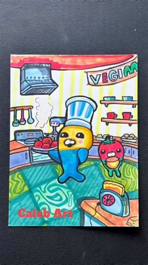 Watch Tunip the Vegimal Dance! | Octonauts Vegimal Animation Drawing#octonauts #aianimation #shorts