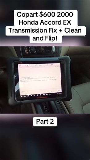 Copart $600 2000 Honda Accord EX Transmission Fix   Clean and Flip!