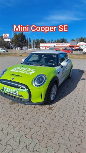 Electric car Mini Cooper SE 135 kW #shorts #electriccar #power #minicooper