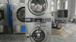 Factory Price Commercial 12kg,16kg,22kg Laundromat Washing and Drying Machine