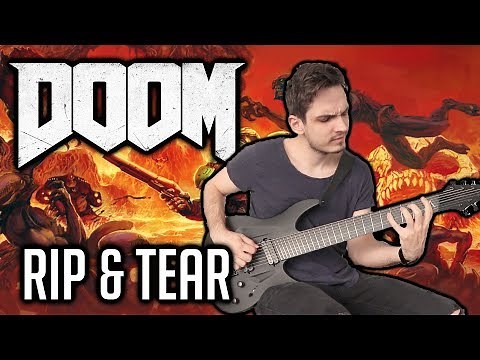 DOOM (OST) | Rip & Tear | GUITAR COVER (2020) + Screen Tabs