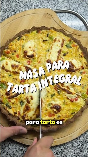 MASA DE TARTA INTEGRAL #recetasfáciles #tartaintegral #masaintegral