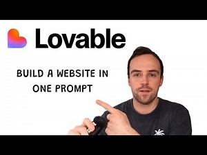 I Built a Full Website With Just One Prompt (Lovable AI)
