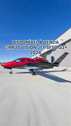 À VENDA | CIRRUS VISION JET SF50 G2 | ANO: 2024 | FINANCIAMENTO DISPONÍVEL Novíssimo Vision Jet G2 com incríveis 250 horas totais desde novo Possui o Concierge JetStream Safe Return Desempenho de decolagem aprimorado Aeronave sempre hangarada Muito bem cuidada Console central instalado Configurado com 7 assentos Pronto para entrega Pronto para o trabalho Aviônicos e Equipamentos Adicionais: Perspective Touch by Garmin Safe Return (TM) Emergency Autoland System 14″ High Resolution Displays 3 Lan