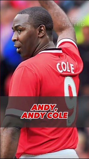 ANDY COLE fan chant | Manchester United legend player chant with lyrics