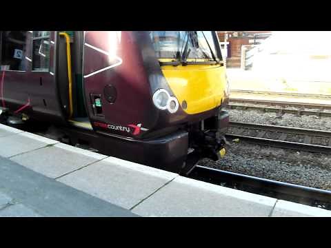 Cross Country class 170 DMU Turbostar START UP at Gloucester Station