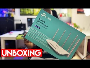 TP-Link AC1350 WiFi Router Unboxing