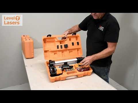 M50322 Manual Leveling Rotating Laser Kit level1Lasers. Home project simple to use laser level kit