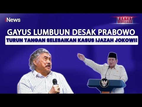 Gayus Lumbuun Desak Prabowo Turun Tangan! Kasus Jokowi vs Roy Suryo CS Makin Panas