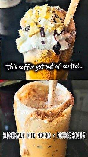 Cookies & Cream Latte or Iced Mocha? 😳 Coffee ASMR Battle You Didn’t Expect!